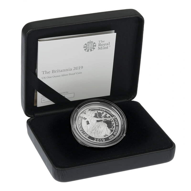 2019 Britannia Proof One Ounce Silver Coin