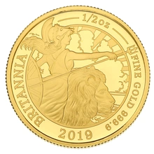 Χρυσό Νόμισμα της Αγγλίας 2019 - Μισή Ουγγιά - Proof
