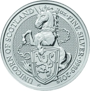 Unicorn of Scotland - Queen's Beast - Ασημένιο Νόμισμα - 2 ουγγιές