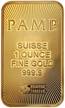 PAMP 1 ουγγιά Suisse - Μπάρες Χρυσού