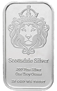 Scottsdale 'The One'  1 ουγγιά - Μπάρες από Ασήμι