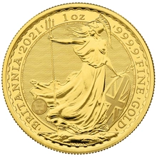 2021 Χρυσό Νόμισμα Britannia - 1 ουγγιά