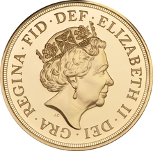 2015 Πενταπλή Χρυσή Αγγλική Λίρα (Uncirculated)