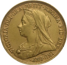 Χρυσή Αγγλική Λίρα 1896 - Βασίλισσα Βικτώρια Παλαιά Κεφαλή - S