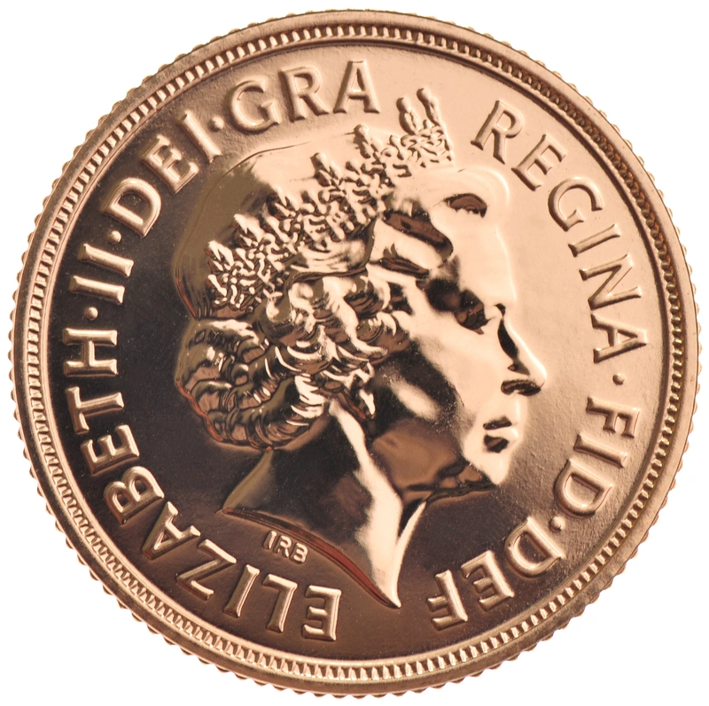 2014 Gold Sovereign Coin Elizabeth II Fourth Head