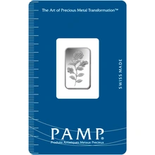 PAMP Rosa 2.5 Γραμμάρια - Μπάρες από Ασήμι