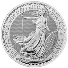 2024 Ασημένιο Νόμισμα Britannia ενός κιλού