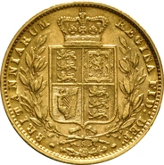 1875 Χρυσή Λίρα Αγγλίας – Bικτώρια Νέα Κεφαλή - Σ