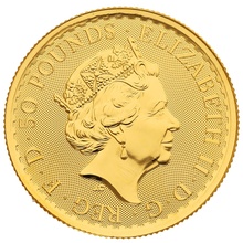 Χρυσό Νόμισμα της Αγγλίας 2023 Βασίλισσα Ελισάβετ ΙΙ - 1/2 Ουγγιά