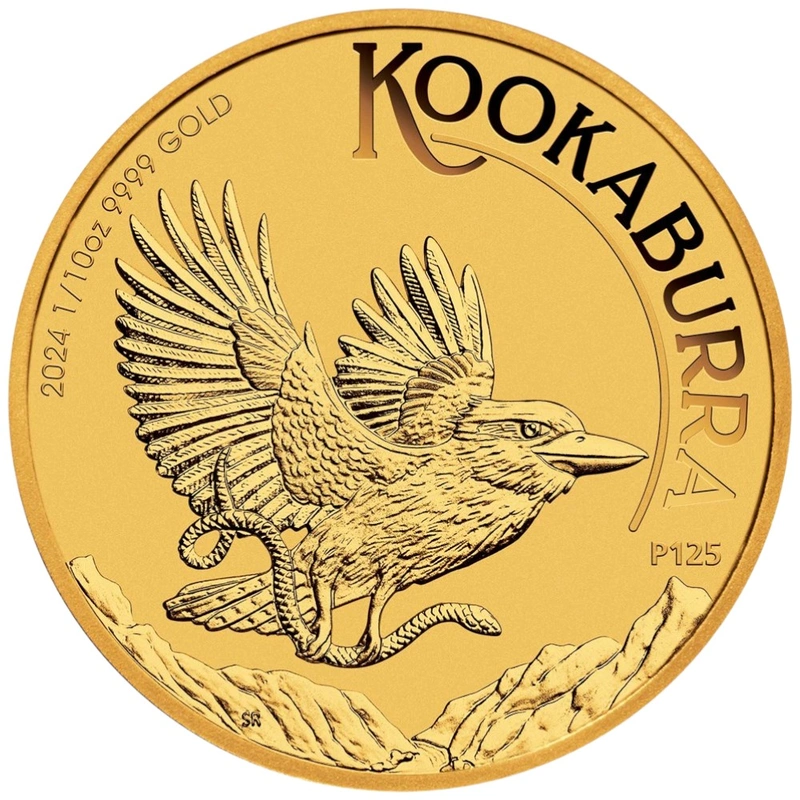 Χρυσό Νόμισμα - Αυστραλιανό Kookaburra 2023 - 1/10 ουγγιά