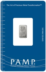 PAMP 1 Γραμμάρια Μπάρα από Πλατίνα