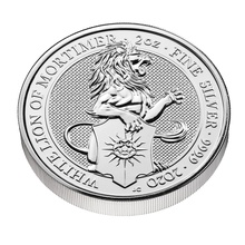2020 Το Άσπρο Λιοντάρι του Μόρτιμερ - Ασημένιο Νόμισμα - 2 ουγγιές - Συσκευασία Δώρου