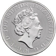 2021 White Horse of Hanover - Queen's Beast - Νόμισμα από Πλατίνα - 1 ουγγιά