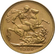 1900 Χρυσή Λίρα - Βικτώρια Παλαια Κεφαλή - Λονδίνο