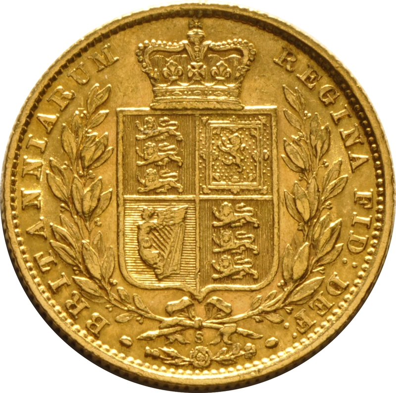 1881 Χρυσή Λίρα Αγγλίας – Bικτώρια Νέα Κεφαλή - Σ