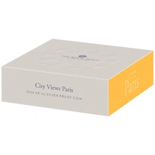 2024 Ασήμενιο Νόμισμα City Views - Paris - 1 ουγγιά - Proof σε κουτί