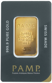 PAMP 1 ουγγιά Suisse - Μπάρες Χρυσού