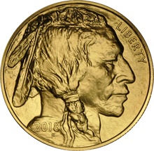 Χρυσό Νόμισμα Αμερικάνικος Βούβαλος 2018 - 1 ουγγιά