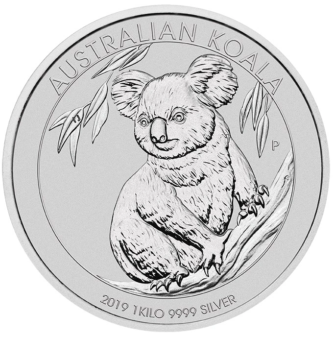 2019 1kg Silver Australian Koala