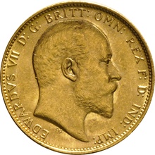 Χρυσή Αγγλική Λίρα 1907 - Βασιλιάς Εδουάρδος ο Ζ' - M