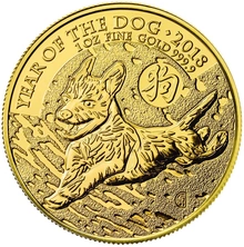 Χρυσό Νόμισμα - Year of the Dog 2018 - Βασιλικό Νομισματοκοπείο