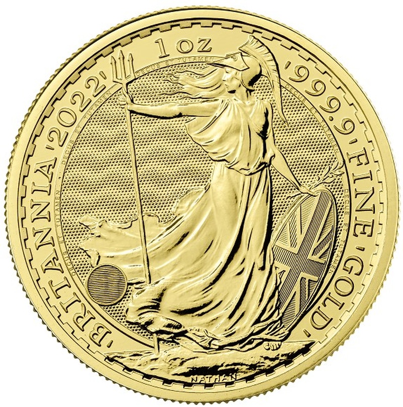 2022 Χρυσό Νόμισμα Britannia - 1 ουγγιά