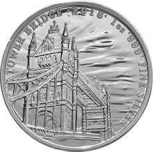 Ασημένιο Νόμισμα - Tower Bridge 2018