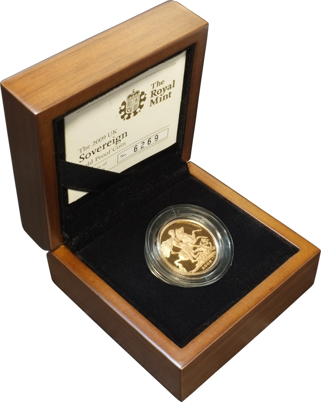 2009 Proof Gold Sovereign Boxed