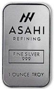 Asahi 1 ουγγιά Ασημένια Ράβδος
