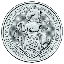 Unicorn of Scotland - Queen's Beast - Νόμισμα από Πλατίνα- 1 ουγγιά