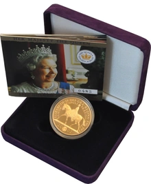 2002 - Πενταπλή Λίρα Αγγλίας (Proof) , Golden Jubilee