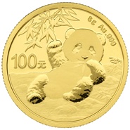 Χρυσό νόμισμα - Κινέζικo πάντα 2020 - 8 γρ.