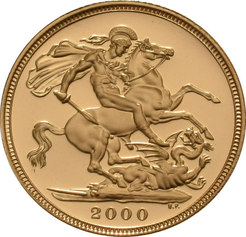 Χρυσή Λίρα Αγγλίας Proof 2000 (Χωρίς συσκευασία)