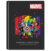 2023 Ασημένιο Νόμισμα 1 ουγγιάς - Marvel Season’s Greetings - σε συσκευασία