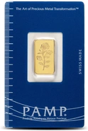 PAMP Rosa 2.5 Γραμμάρια - Μπάρες Χρυσού