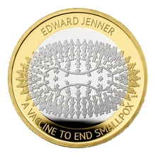 2023 - Ασημένιο Νόμισμα Edward Jenner - 2 Λιρών - Συλλεκτικό σε συσκευασία