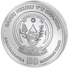 2023 Ασημένιο Νόμισμα 1 ουγγιάς - Gorilla Rwanda African