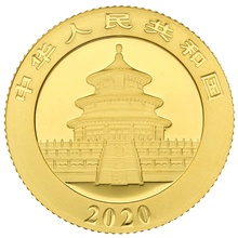 Χρυσό νόμισμα - Κινέζικo πάντα 2020 - 3 γρ.