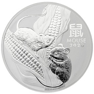 Ασημένιο Νόμισμα - Έτος του Ποντικιού - Perth Mint - 1 κιλό