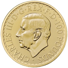 2023 Βασιλιάς Κάρολος ΙΙΙ - Χρυσό Νόμισμα Britannia - 1 Ουγγιά