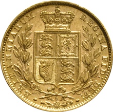 1880 Χρυσή Λίρα Αγγλίας – Bικτώρια Νέα Κεφαλή - Σ