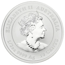 Ασημένιο Νόμισμα - Έτος του Βοδιού - Perth Mint - 1/2 της ουγγιάς