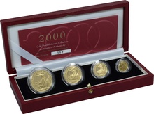 2000 Συλλεκτικό Σετ - 4 νομίσματα Αγγλίας