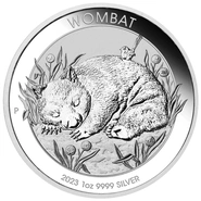 Ασημένια Νομίσματα Silver Wombat