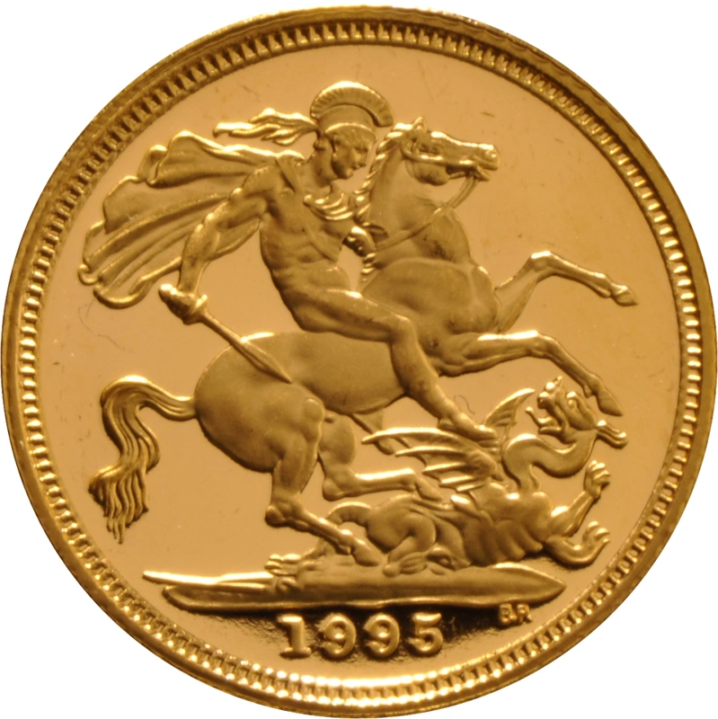 Proof Gold Half Sovereign Grade B