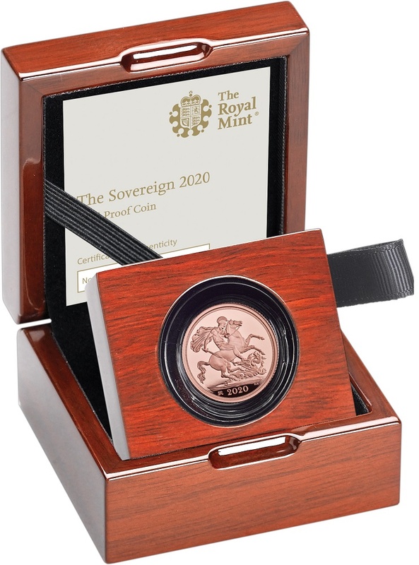 Gold Proof 2020 Sovereign Boxed