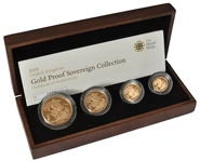 2008 Σετ 4 Χρυσές Λίρες Αγγλίας (Proof)