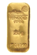 Umicore 250 γρ. - Μπάρες Χρυσού