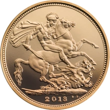 Χρυσή Λίρα Αγγλίας Proof 2013 σε συσκευασία δώρου