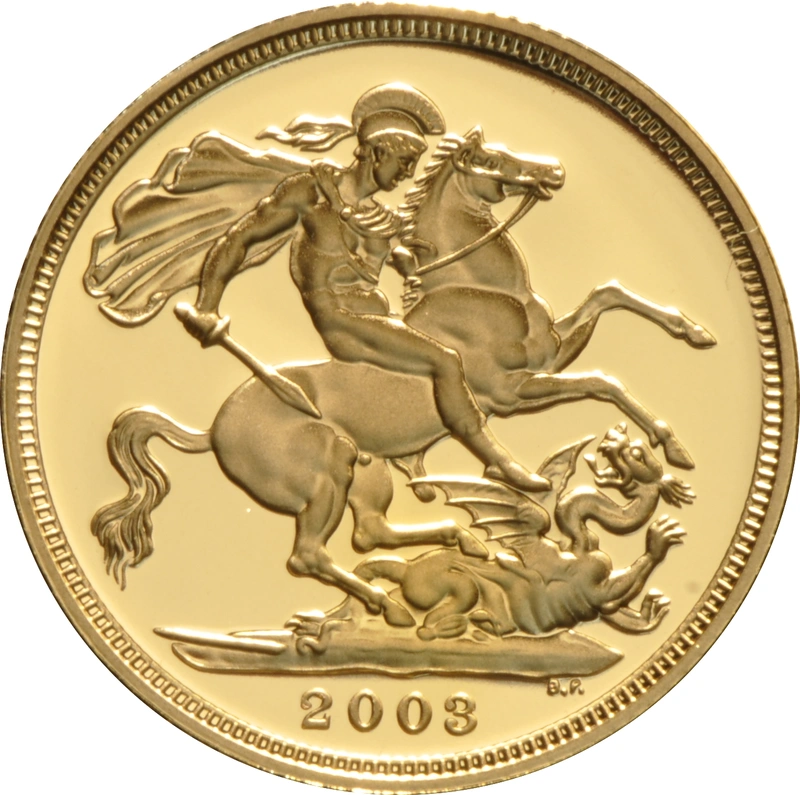 Χρυσή Λίρα Αγγλίας Proof 2003 (Χωρίς συσκευασία)